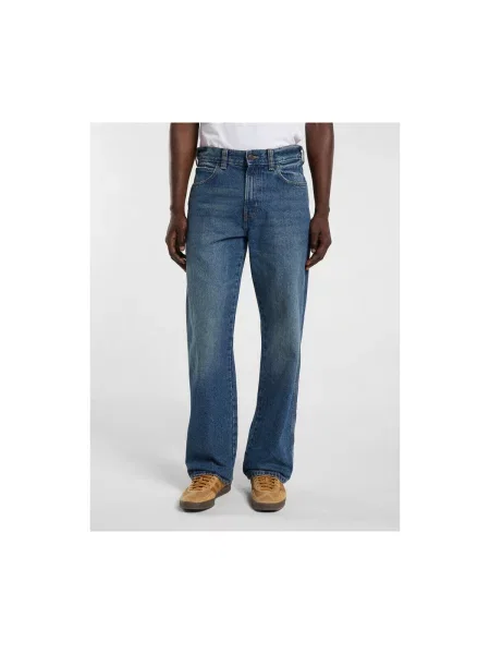 Džínsy s rovným strihom Dickies v biznis štýle modrá