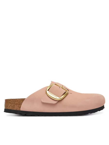 Шльопанці Birkenstock Boston Big Buckle рожевий