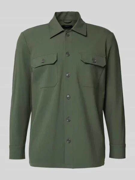 Kurtka koszulowa o kroju regular fit z kołnierzykiem typu kent model ‘Damo’ Matinique