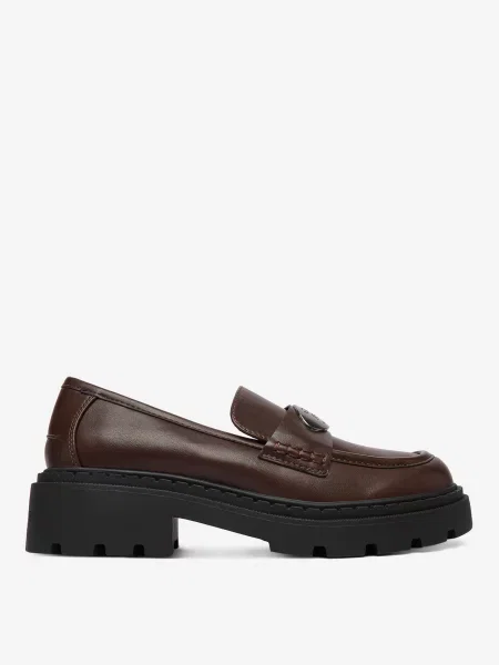 Loafersy brązowe