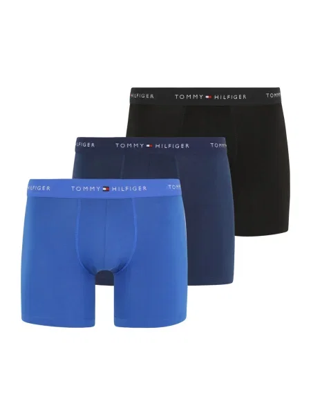 Tommy Hilfiger Underwear Boksarice modra / mornarska / črna bela