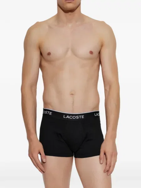 Boxeri Lacoste cu autograf negru