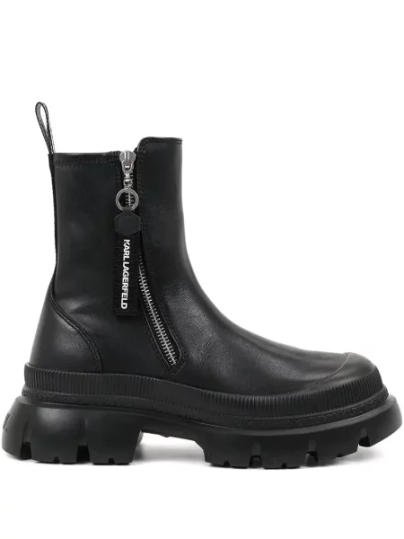 Botine Karl Lagerfeld chunky negru