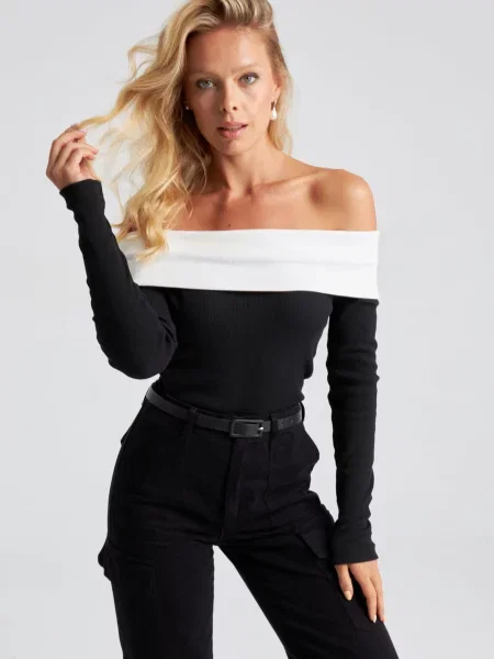 Cool & Sexy Tricou negru alb
