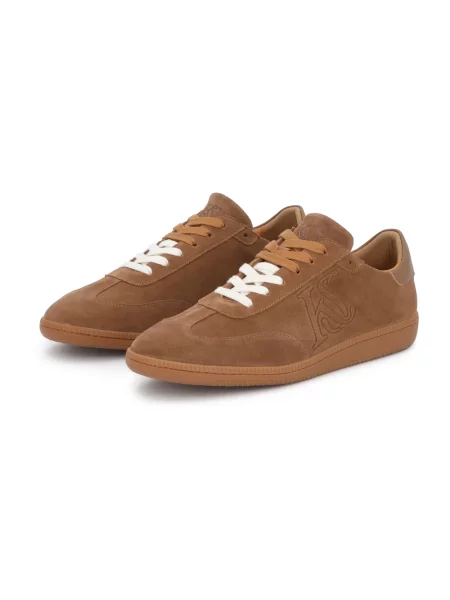 Sneakersy Kazar Studio zamszowe brązowe