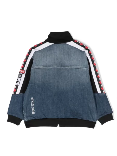 Dětska džínová bunda Dsquared2 modrá