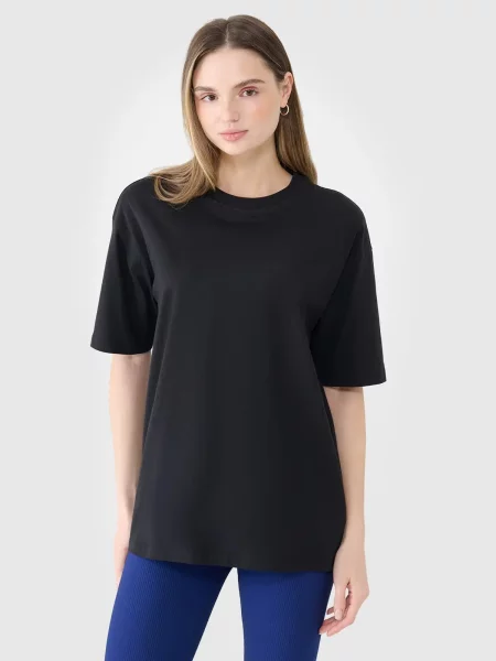 4F koszulka t-shirt XS czarny