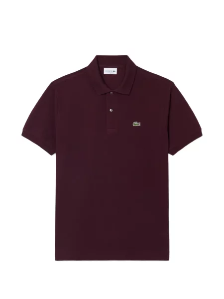Tricou polo Lacoste cu autograf roșu