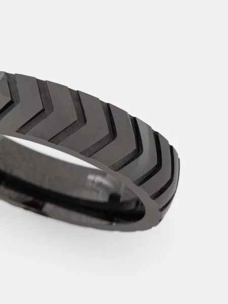 MASERATI inel pentru bărbați ceramic negru