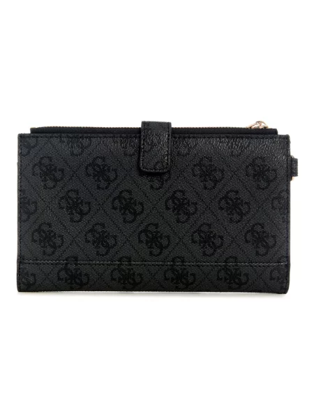 Torebka skórzana Guess skórzana szara