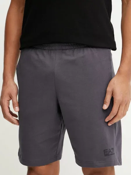 Къс панталон Emporio Armani сиво