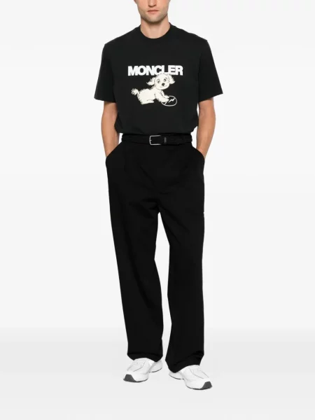 Tricou Moncler cu imagine negru