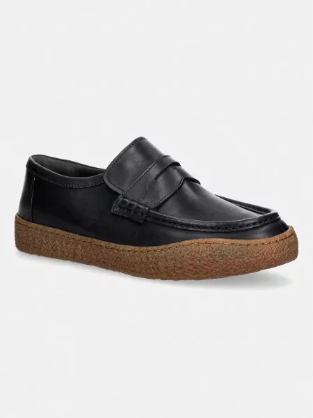 Camper mocasini pentru bărbați din piele Peu Tereno negru