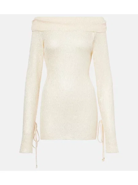 Rochie Bananhot tricotate alb