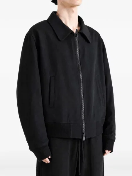 Gulerat geacă Yohji Yamamoto negru