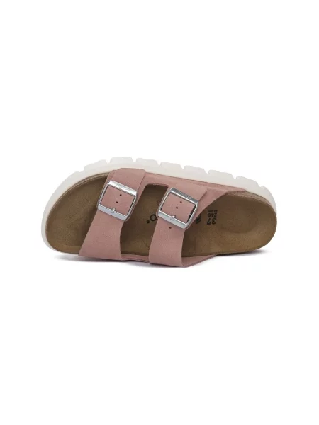 Chunky šľapky Birkenstock béžová