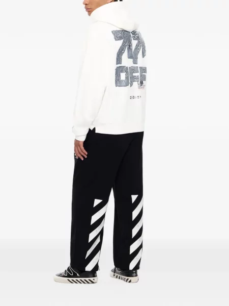 Hanorac cu glugă L/ab C/o Off-white alb
