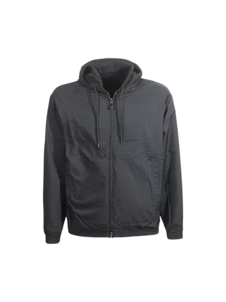 Bluza z kapturem Armani z kapturem czarna