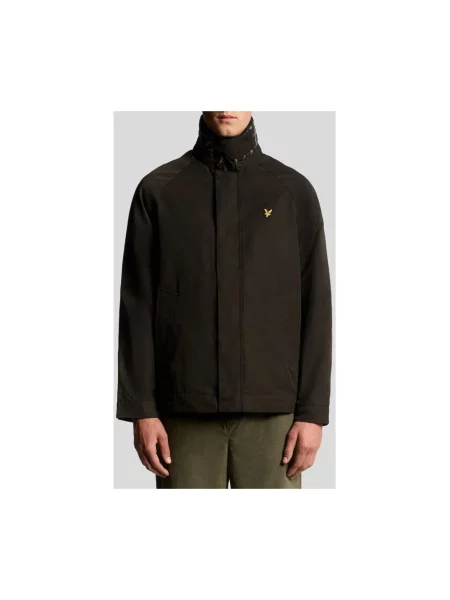 Długa kurtka Lyle & Scott czarna