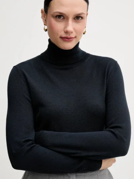Светр Sisley легкий гольф синій