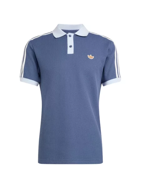 Tricou Adidas Adizero tricotate cu imagine cu model floral albastru