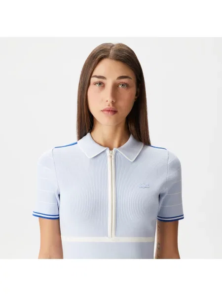 Lacoste Sukienka Lacoste niebieska