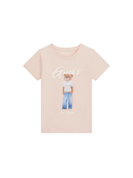 Guess Футболка Regular Fit рожевий