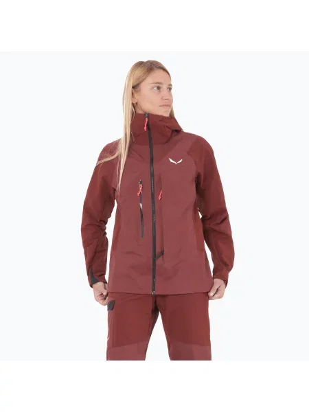 Softshellová bunda Salewa Sella DST Hyb syrah