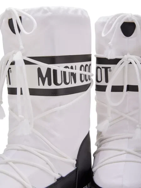 Raštuotos auliniai batai Moon Boot balta