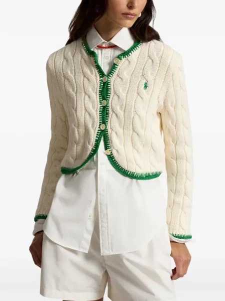 Ριγέ δερμάτινος κάλτσες Polo Ralph Lauren με κορδόνι μαύρο