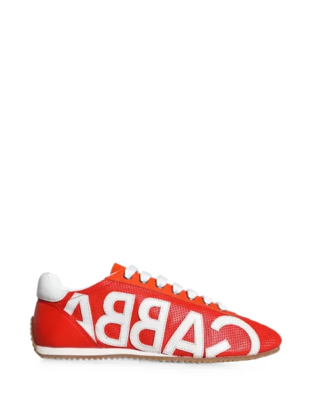 Sneakerși Dolce & Gabbana cu aplicații roșu
