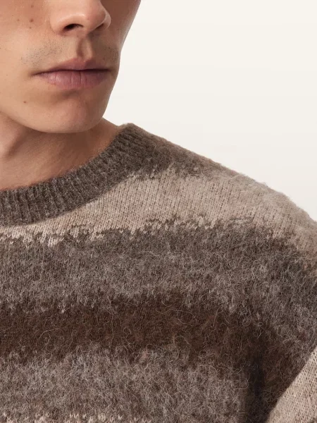 AllSaints светр з мериносовою вовною KLAIN CREW