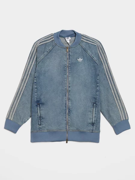 Jeansová bunda adidas modrá