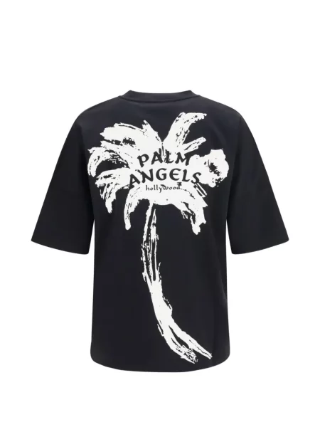 Tricou Palm Angels cu imagine negru