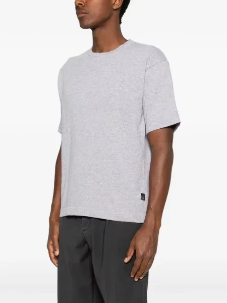 Tricou Outfit cu decolteu rotund gri