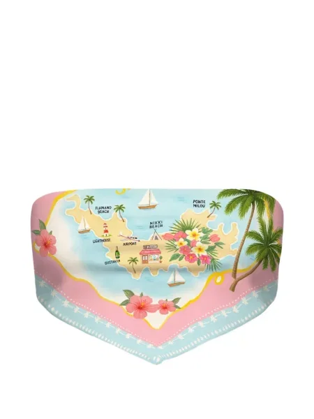 Top Mc2 Saint Barth niebieski