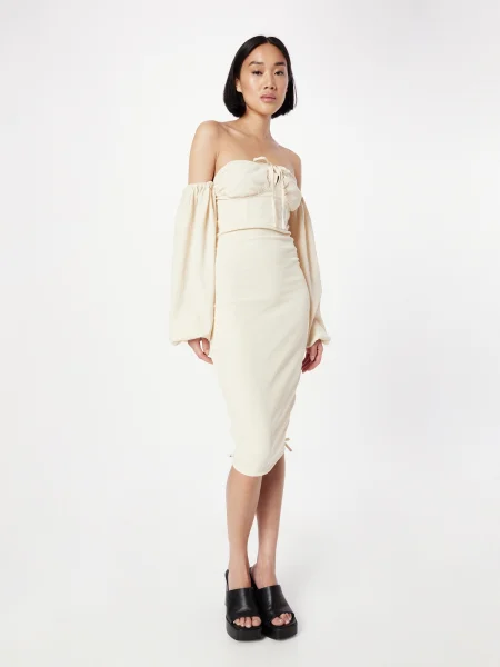 Misspap Rochie deschis gri