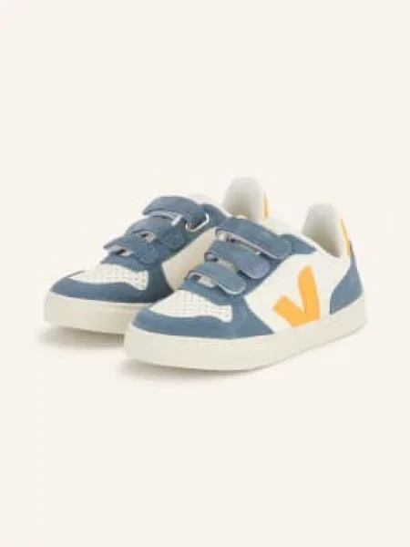 Veja Sneakersy Small / oranžová / tmavě modrá bílá