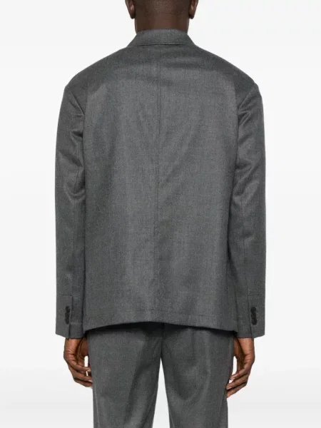 Geacă cămașă Emporio Armani de lână gri