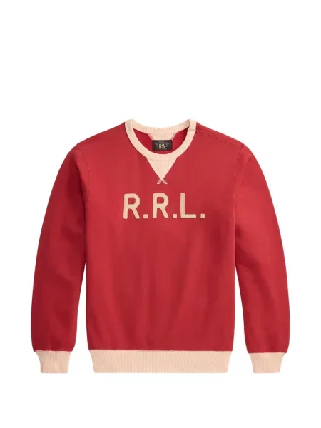 Hanorac Ralph Lauren Rrl cu aplicații roșu