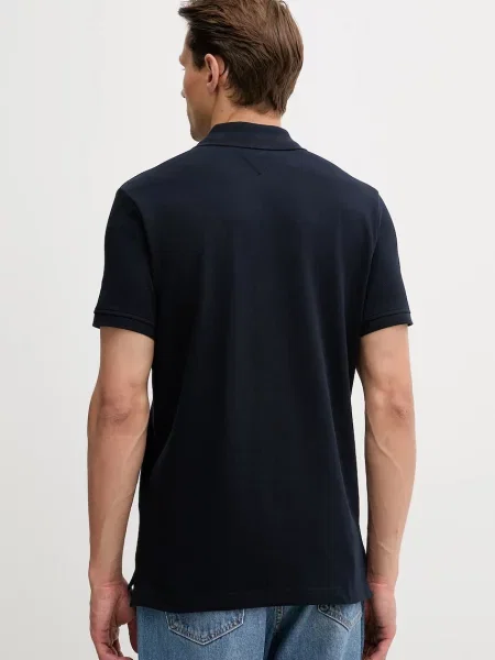 Tommy Hilfiger Polokošeľa Flag Tmavomodrá biela