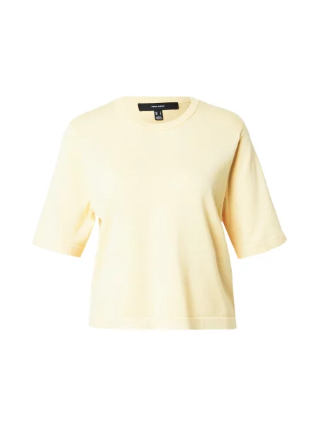 VERO MODA Pulover VMSilje deschis galben