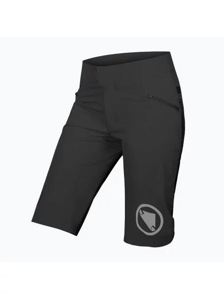 Дамски къси панталони за колоездене Endura Singletrack Lite Short Std black черно
