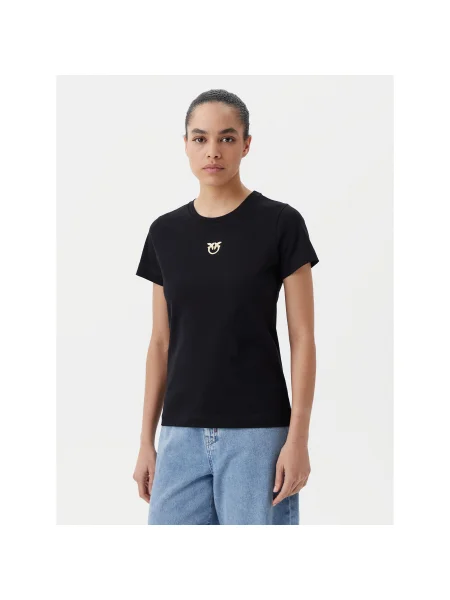 PINKO Póló Bussolotto Regular Fit fekete