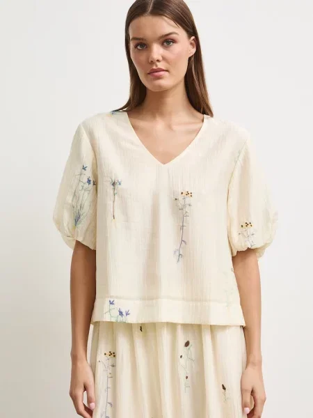 Medicine bluza z lyocellom bež