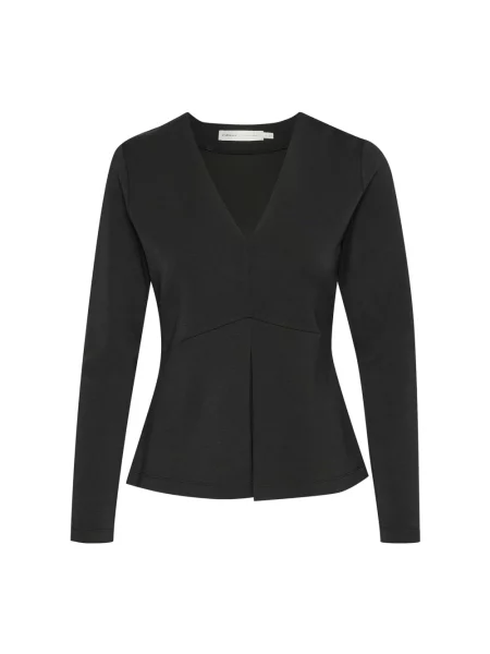 Top Inwear z dekoltem w serek czarny