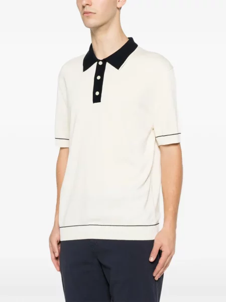 Gulerat scurt tricou polo Gant