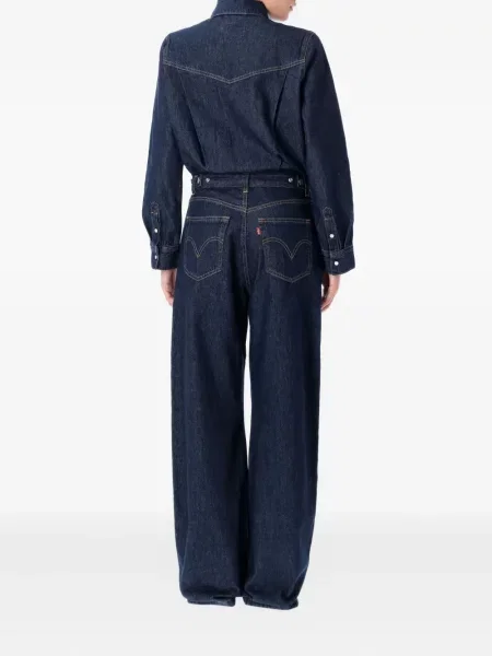 Traperice ravnih nogavica Levi's® sa šiljcima plava