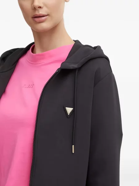 Hanorac cu glugă Guess negru