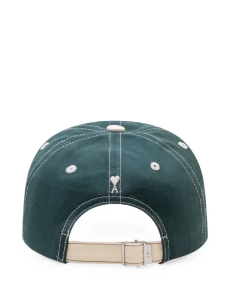 Șapcă Ami Paris cu broderie verde